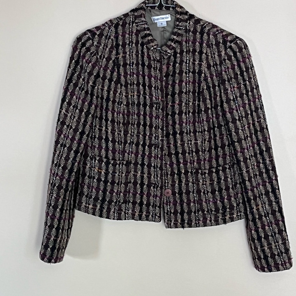 Barry Bricken tweed jacket size 8